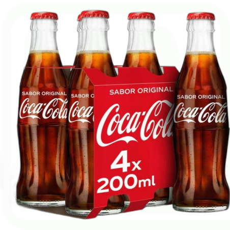 REFRESCO COLA CRISTAL 4*200ML 