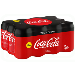 REFRESCO COLA ZERO LATA PACK-12 X 330 ML