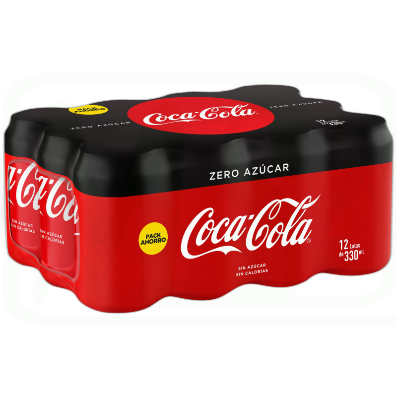 REFRESCO COLA ZERO LATA PACK-12 X 330 ML