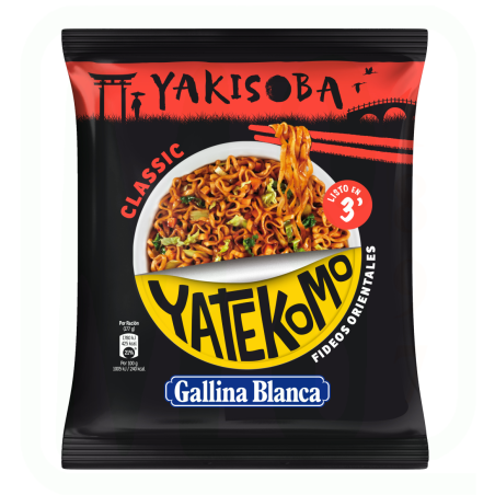 YATEKOMO YAKISOBA SOBRE CLASIC 93 GRAMOS