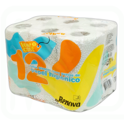 PAPEL HIGIENICO LOW COST 12 ROLLOS 