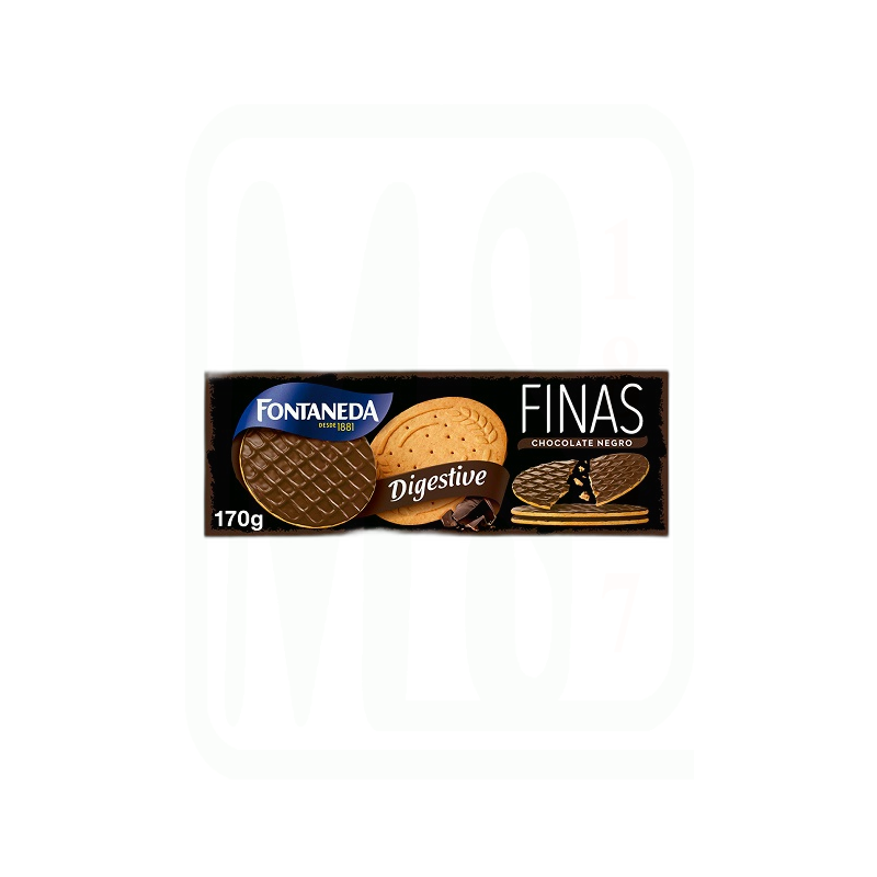 GALLETAS DIGESTIVE CHOCOLATE/NEGRO 170GR 