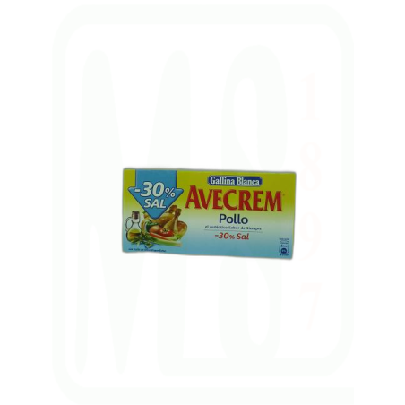 AVECREM POLLO 30% MENOS SAL PACK-10 PASTILLAS