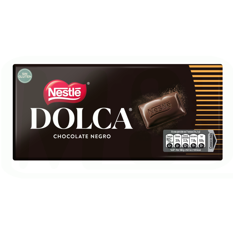 CHOCOLATE DOLCA NEGRO 100GR 