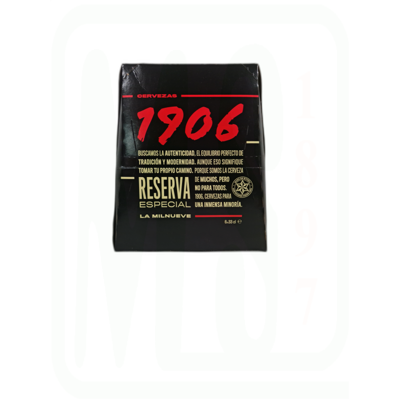 CERVEZA RESERVA 1906 33 CL PACK-6*33CL