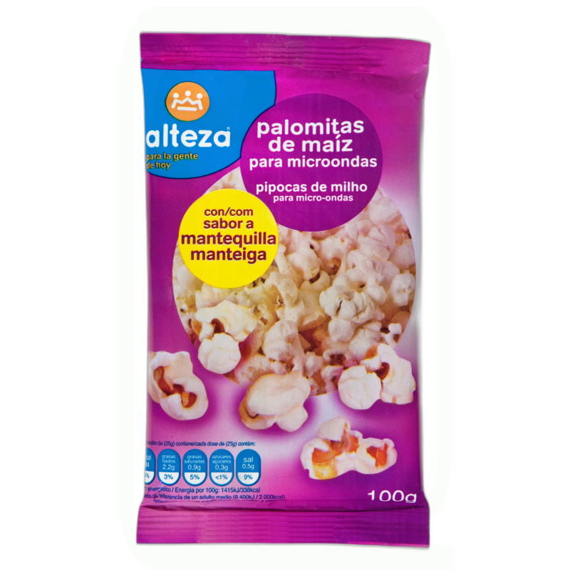 PALOMITAS MICROONDAS MANTEQUILLA PACK-3