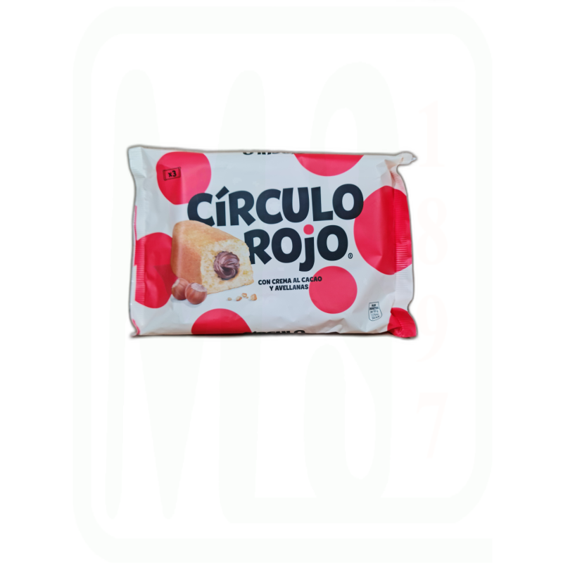 PASTELITO CIRCULO ROJO PACK-3 