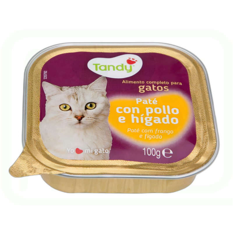 ALIMENTO GATOS POLLO TARRINA 100 GR 