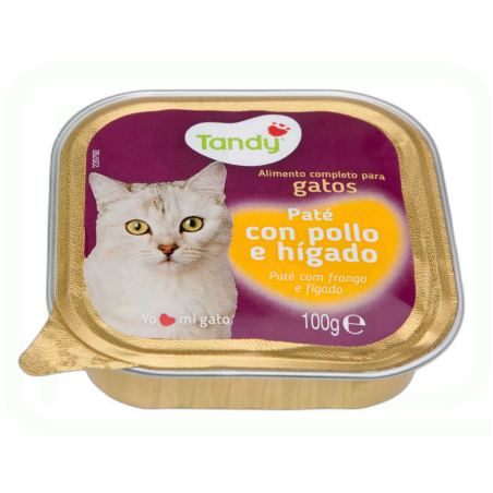 ALIMENTO GATOS POLLO TARRINA 100 GR 