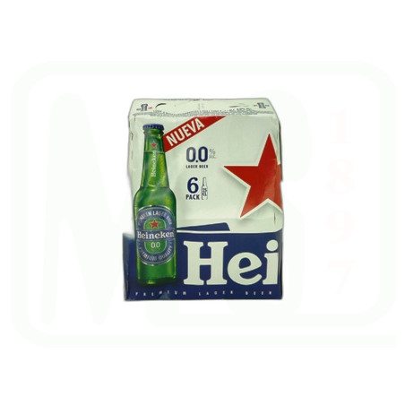 CERVEZA 0.0.% ALCOHOL 6*25CL 