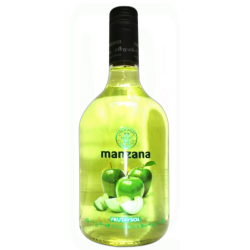 LICOR MANZANA SIN ALCOHOL 70CL 