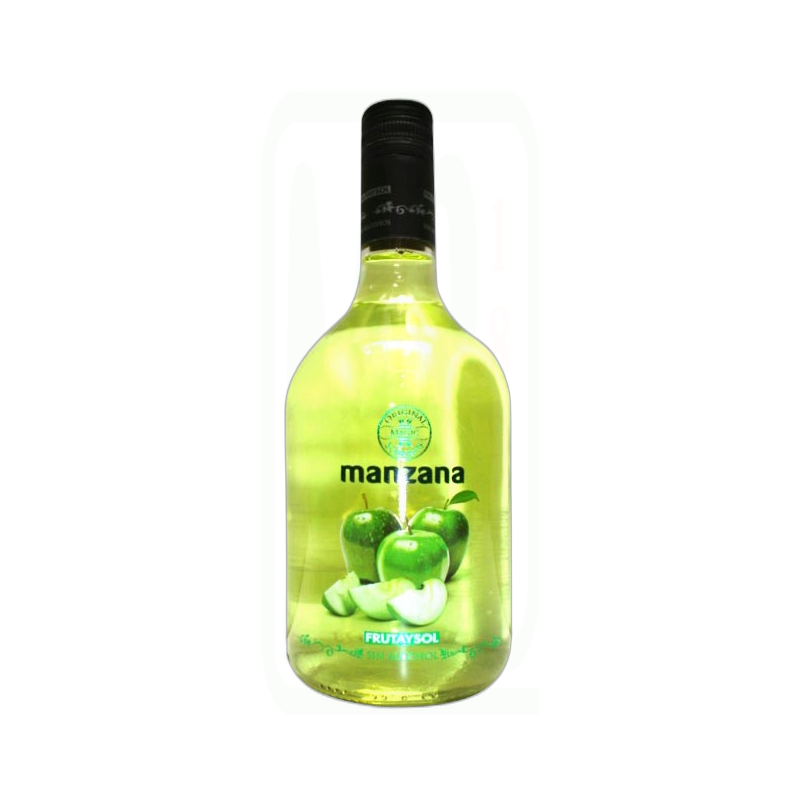 LICOR MANZANA SIN ALCOHOL 70CL 