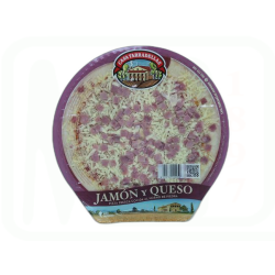 PIZZA JAMON Y QUESO 405 GR