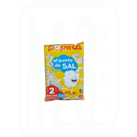 PALOMITAS PUNTO DE SAL MICROONDAS PACK-2 X 100 GR