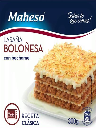 LASAÑA DE CARNE 250GR