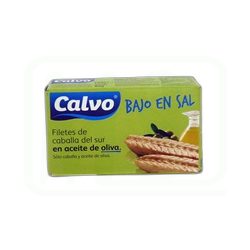 FILETE CABALLA ACEITE OLIVA BAJA SAL 82 GR