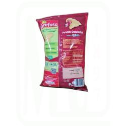 PATATAS FRITAS ONDULADAS JAMON 120 GR - VALORES