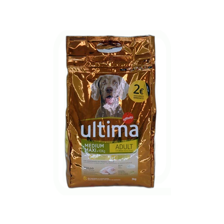 ALIMENTO ULTIMA PERROS POLLO ADULT 3 KG