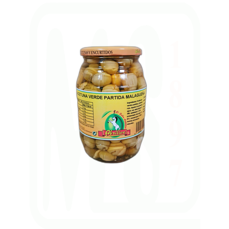 ACEITUNA VERDE PARTIDA MALAGUEÑA 450 GR