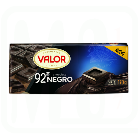 CHOCOLATE NEGRO 92% 170 GR