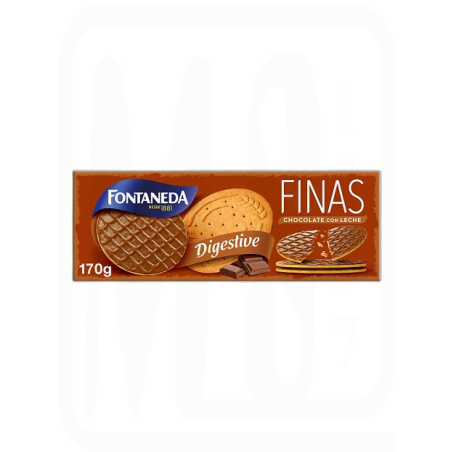 GALLETAS DIGESTIVE CHOCO-LECHE 170GR 