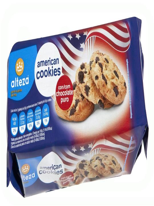 GALLETAS COOKIES PEPITAS 125GR 