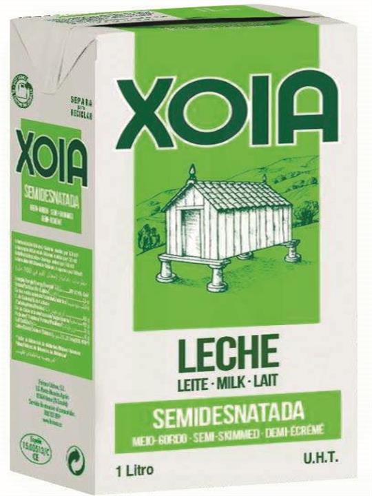 LECHE SEMIDESNATADA 1LT