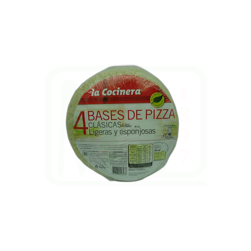 BASES DE PIZZA  4X130GR