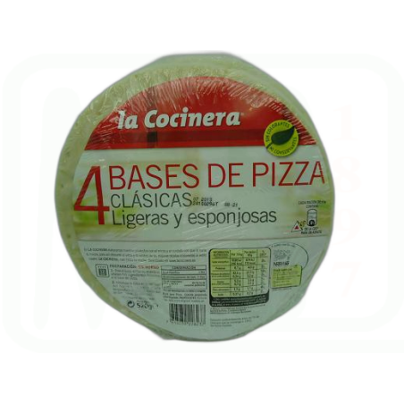 BASES DE PIZZA  4X130GR