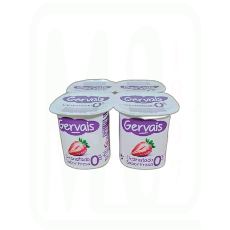 YOGUR GERVAIS 0 % FRESA PACK-4