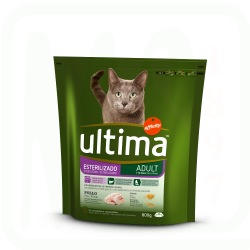 ALIMENTO GATOS ESTERILIZADOS POLLO 800 GR