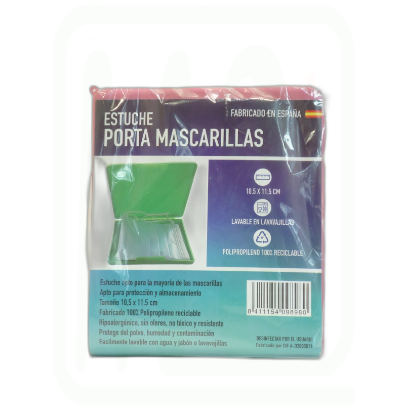 PORTA MASCARILLAS ESTUCHE