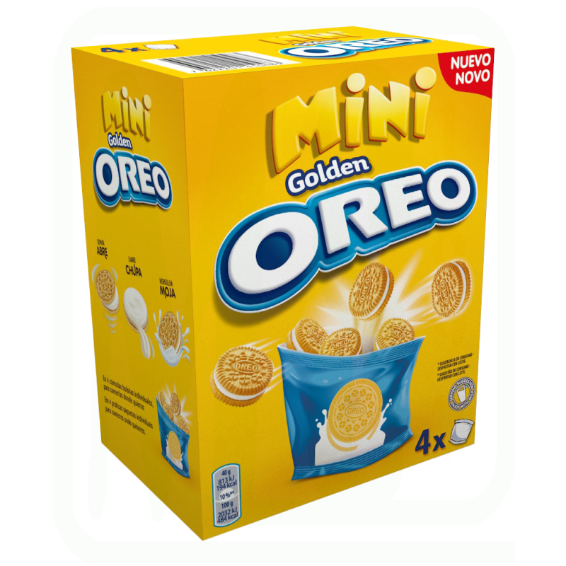 GALLETAS OREO GOLDEN MINI 160 GRAMOS