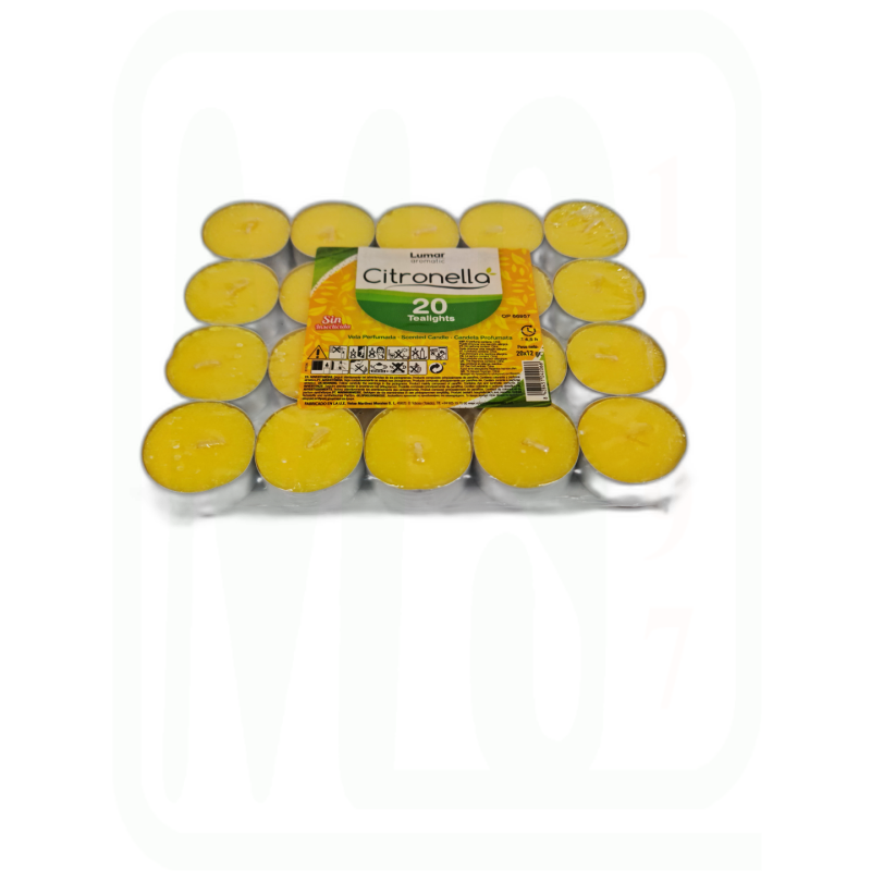 VELAS CITRONELA DE TE PACK-20