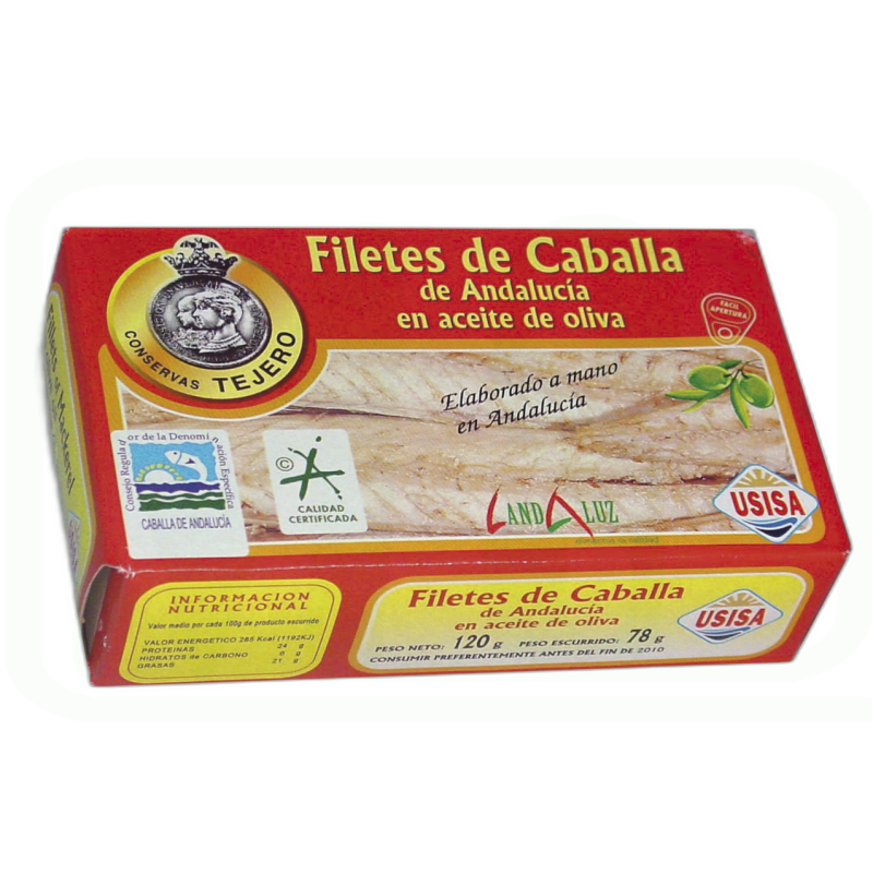 FILETE CABALLA ACEITE DE OLIVA 78GR 