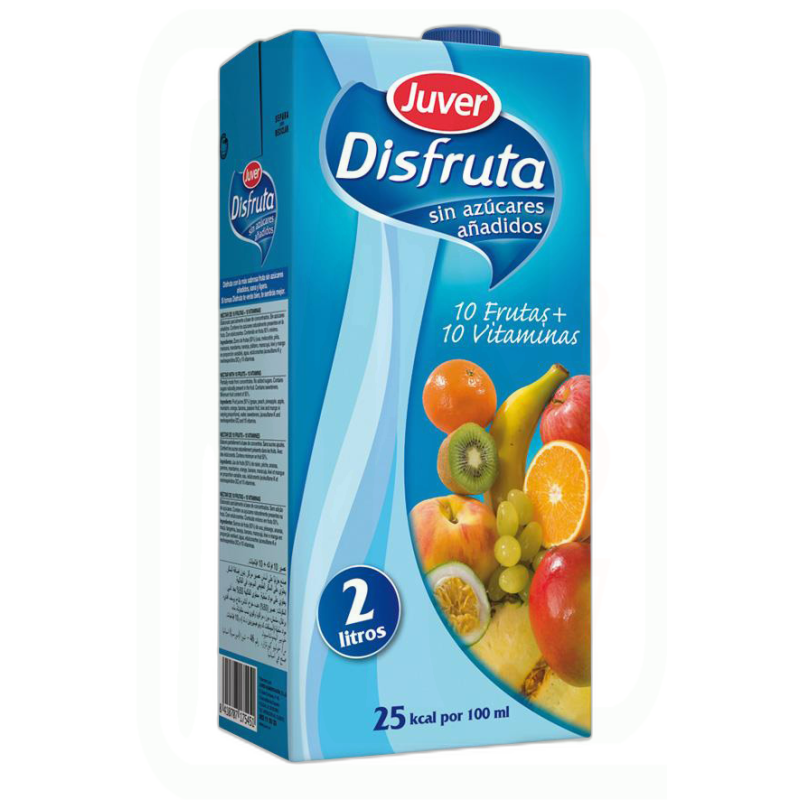 NECTAR DISFRUTA 10/FRUTAS SIN AZUCAR  2LT