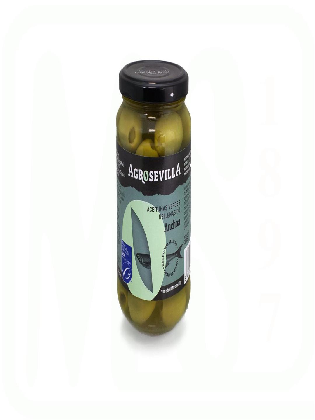 ACEITUNAS RELLENAS ANCHOA 200 GR