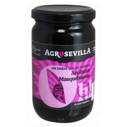 ACEITUNA NEGRA MASQUEBUENA 120 GR