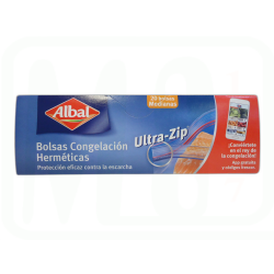 BOLSAS CONGELADO ZIPLOC 1LT PACK-20 MEDIANA