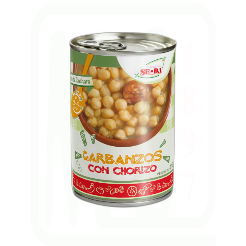 GARBANZOS CON CHORIZO LATA 415 GR