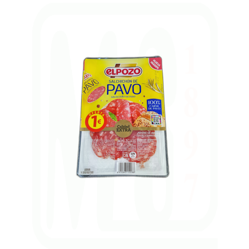 SALCHICHON PAVO LONCHAS 65 GR