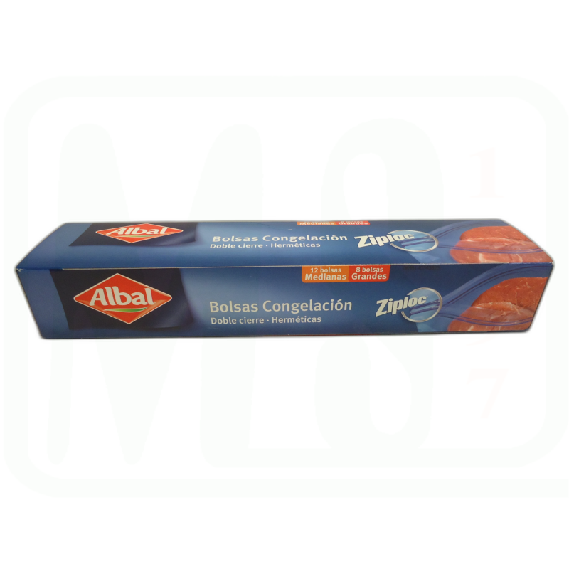 BOLSA CONGELADOS ZIPLOC SURTIDAS PACK-20