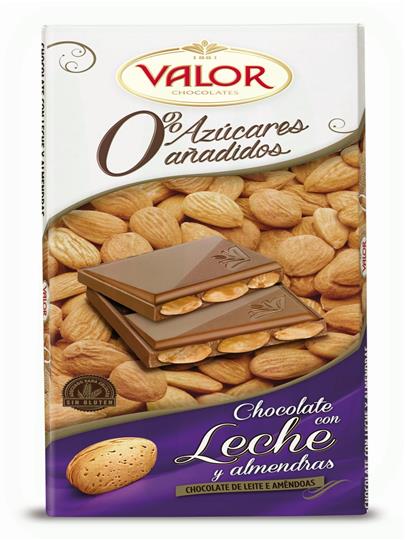 CHOCOLATE S/A LECHE ALMENDRA 150 GR