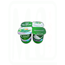 YOGUR ACTIVIA DESNATADO NATURAL PACK-4