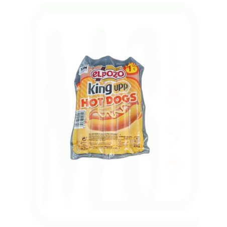 SALCHICHAS HOT DOG KING UPP PACK-5 275 GR