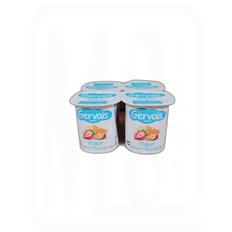 YOGUR GERVAIS SABOR MACEDONIA PACK-4