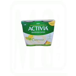 YOGUR ACTIVIA CREMOSO LIMA LIMON PACK-4