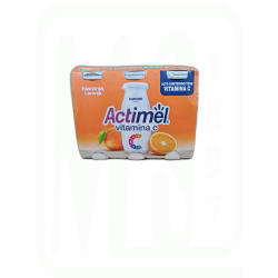 ACTIMEL LIQUIDO NARANJA VITAMINA PACK-6