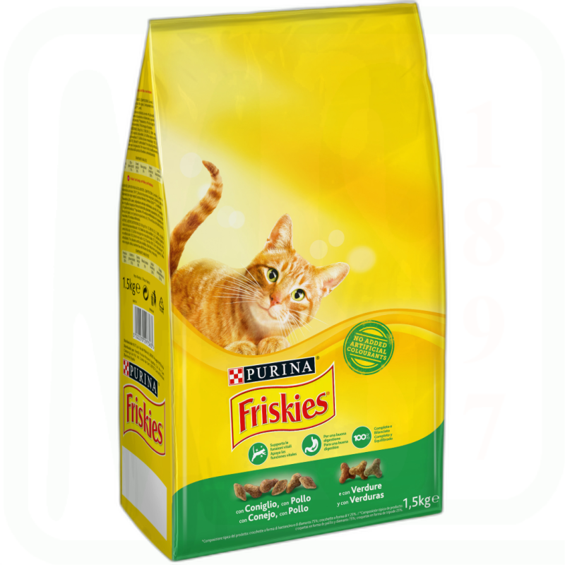 ALIMENTO GATOS CROQUETAS CONEJO POLLO 1.5KG