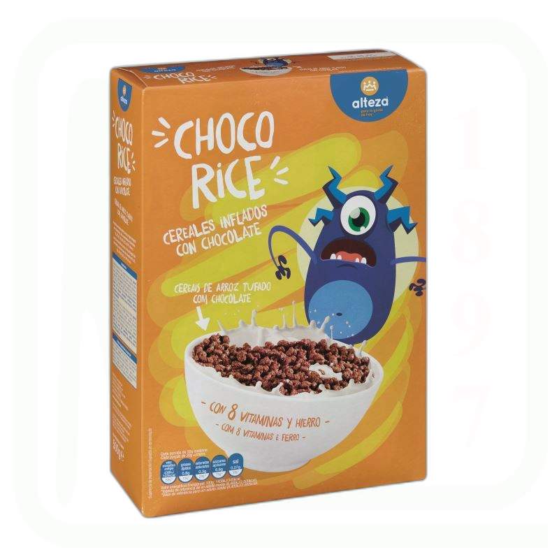 CEREALES SIN GLUTEN CHOCO RICE 500 GR